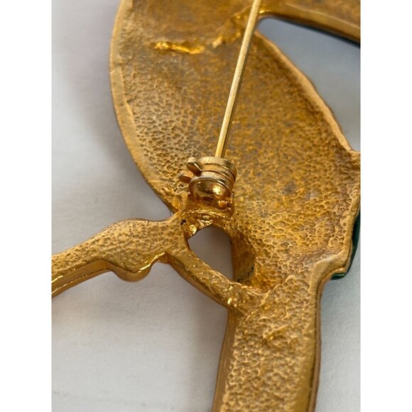 Amanda Smith Brooch Pin Toucan Bird Rhinestone Cruise Tropical Jewelry 3 Inch - Picture 5 of 7